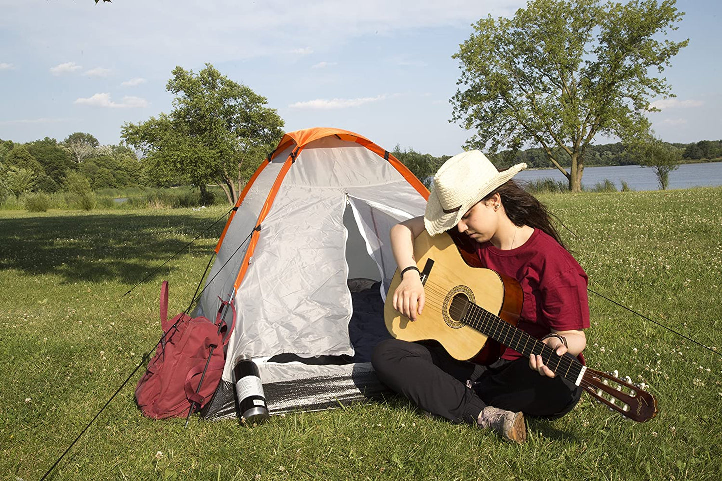 3OWL Everglades 2-Person Tent Perfect for Backpacking, Hiking, Camping, and Outdoors - Grey