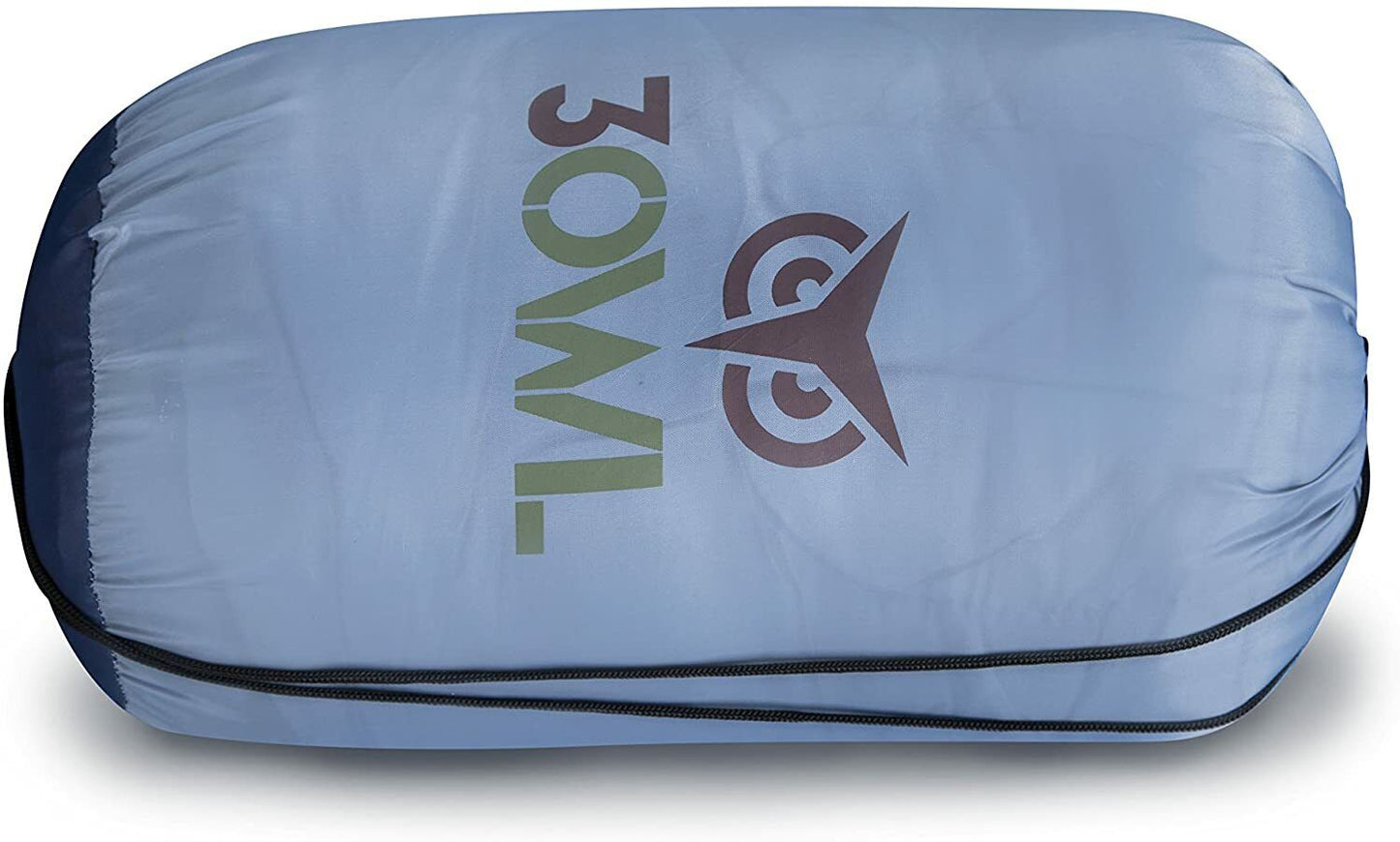 3OWL Mummy Sleeping Bag 3-Season Ideal for Hiking, Camping, and Outdoors - Blue