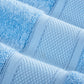 HALLEY Bath Towels 2-Pack - 100% Turkish Cotton Ultra Soft, Absorbent Bathroom Towels - Premium Quality, Machine Washable - Blue