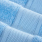 HALLEY Hand Towels 4-Pack - 100% Turkish Cotton Ultra Soft, Absorbent Bathroom Towels - Premium Quality, Machine Washable - Blue