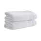 HALLEY Bath Towels 2-Pack - 100% Turkish Cotton Ultra Soft, Absorbent Bathroom Towels - Premium Quality, Machine Washable - White