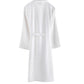Halley Luxury Bathrobe for Women & Men, Shawl Collar Spa Bath Robes Terry Cotton Ultra Soft Shower Robe with Pockets White (L)