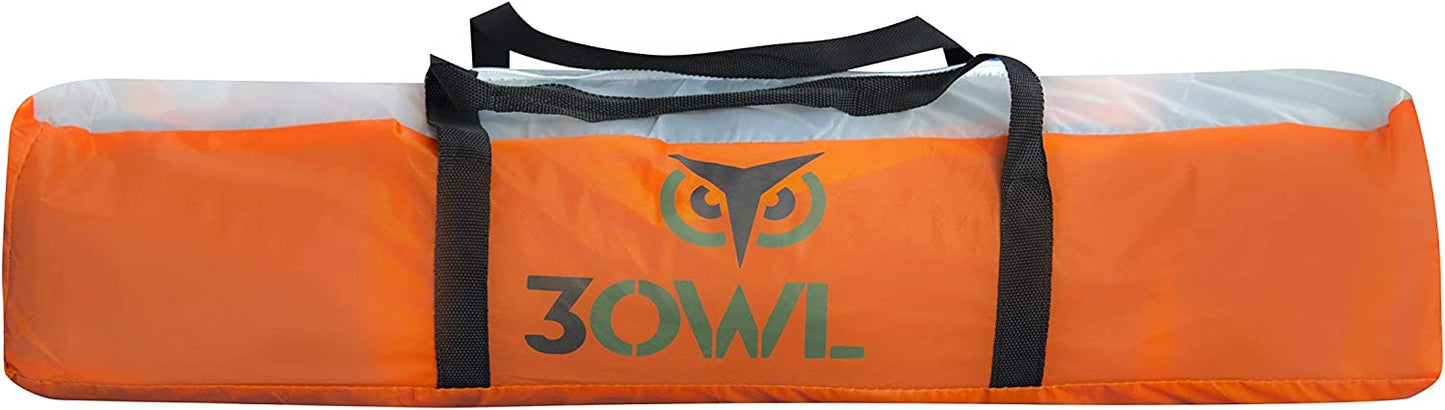 3OWL Everglades 5-Person Tent Perfect for Hiking, Camping, and Outdoors - Orange