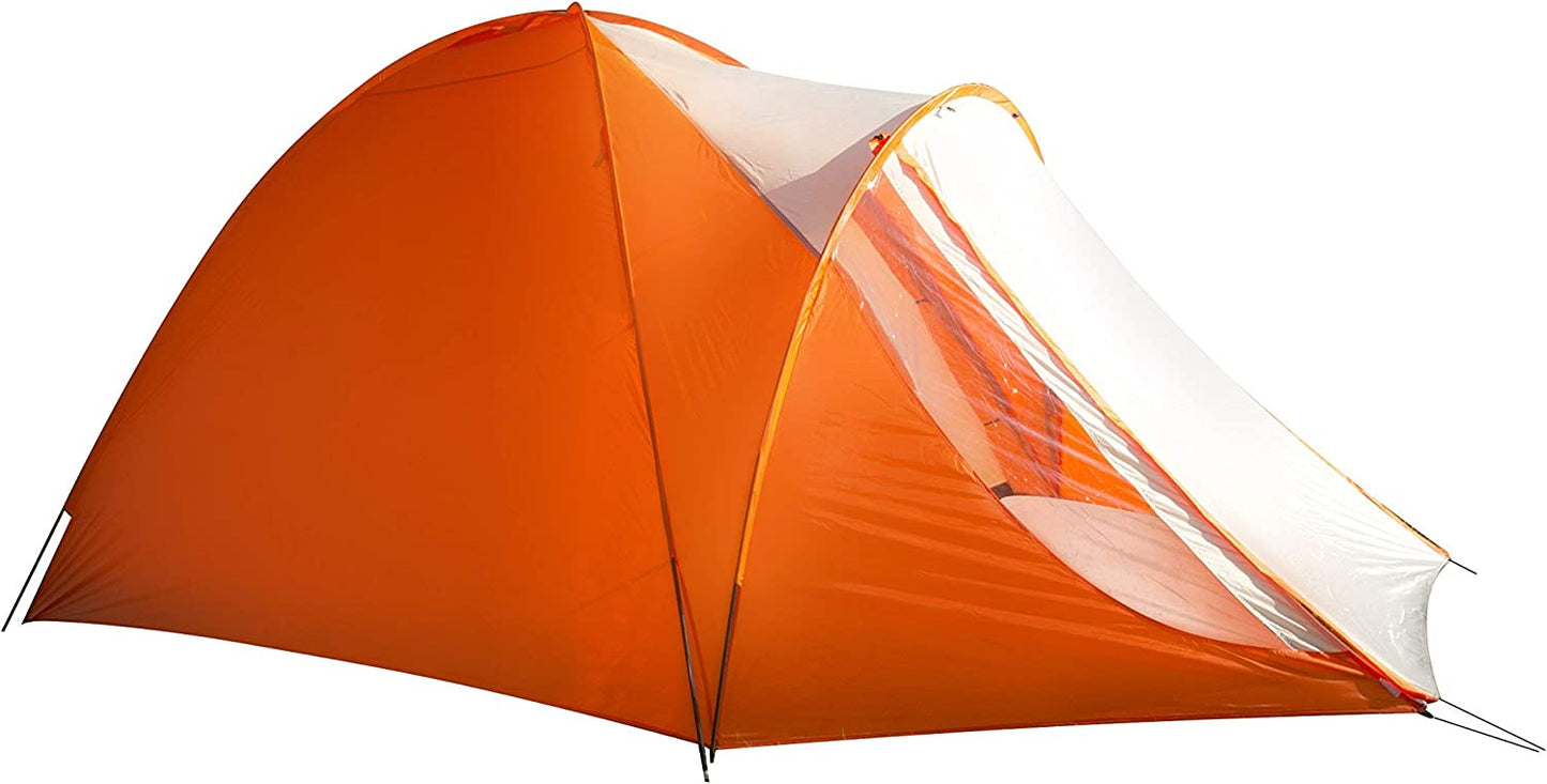 3OWL Everglades 5-Person Tent Perfect for Hiking, Camping, and Outdoors - Orange