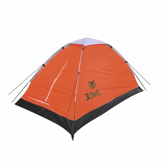 3OWL Everglades 2-Person Tent Perfect for Backpacking, Hiking, Camping, and Outdoors - Orange